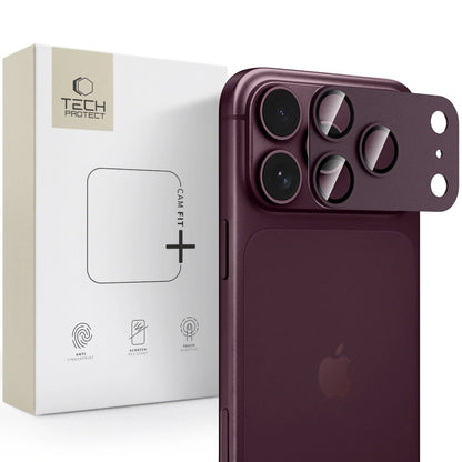 Kameros apsauga Tech-Protect CamFull Fit+ Apple iPhone 18 Pro Burgundy Default Title