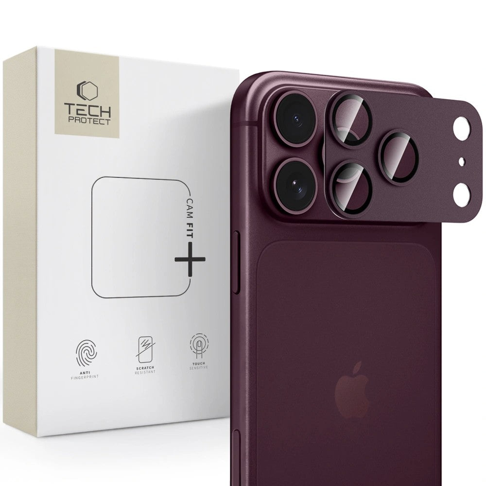 Kameros apsauga Tech-Protect CamFull Fit+ Apple iPhone 18 Pro Max Burgundy Default Title