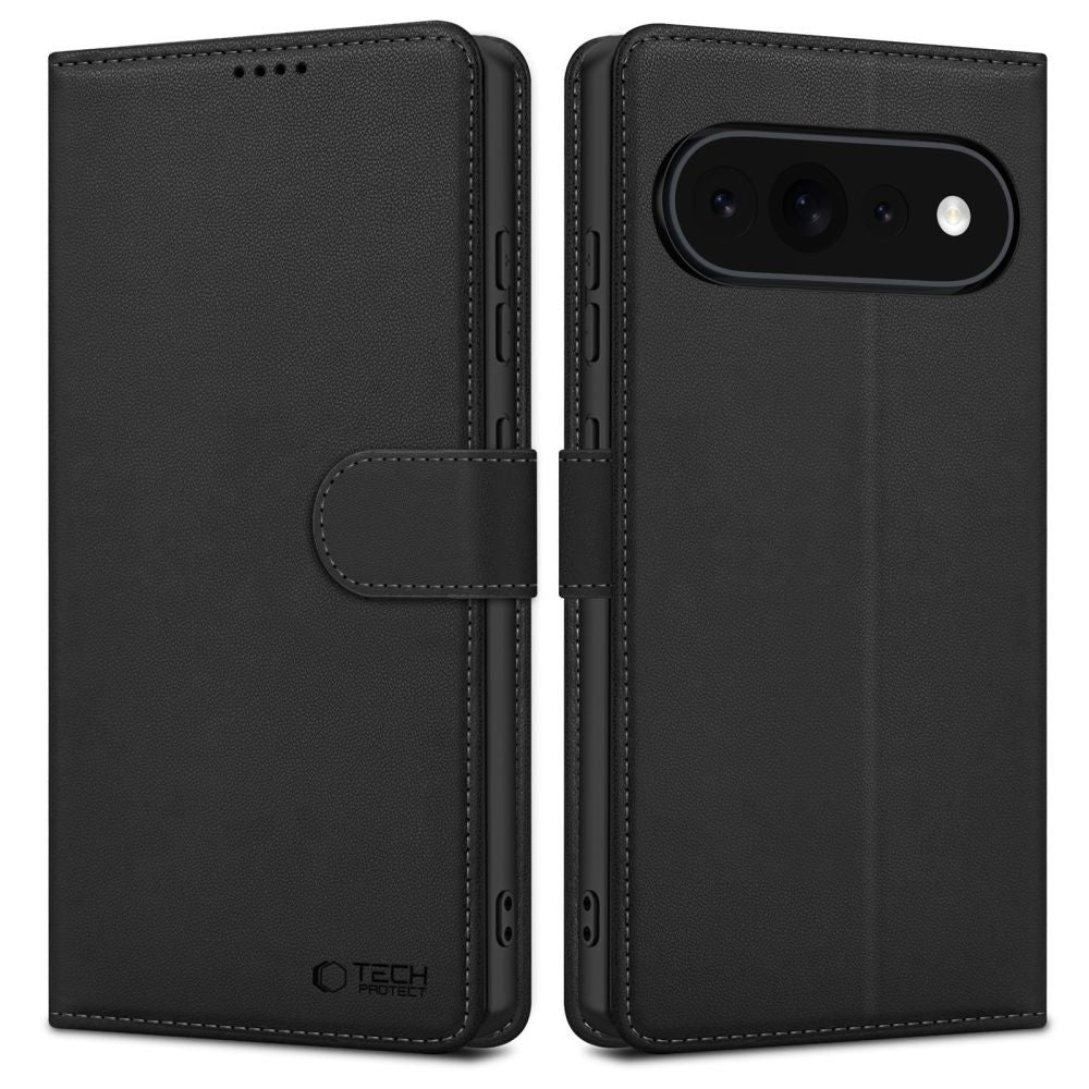 Dėklas Tech-Protect Wallet Google Pixel 11/11 Pro juodas