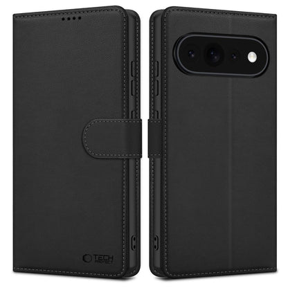 Dėklas Tech-Protect Wallet Google Pixel 11/11 Pro juodas