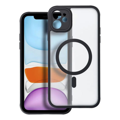 Dėklas Matte MagSafe Apple iPhone 11 juodas