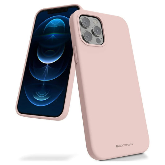 Dėklas Mercury Silicone Case Apple iPhone 13 mini rožinio smėlio