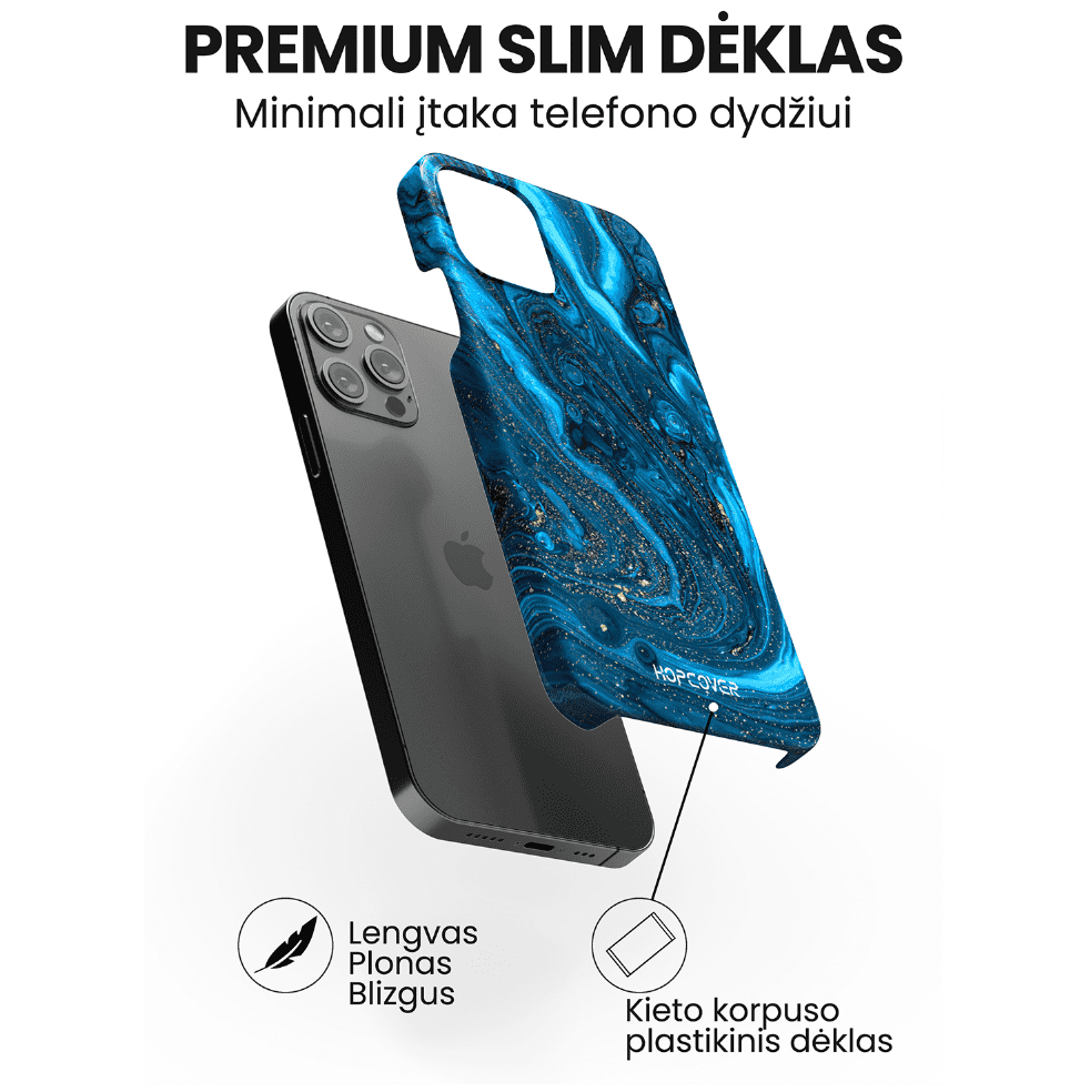 Telefono dėklas BLUE RIVIERA (Premium Slim) Telefonų dėklai Hopcover   