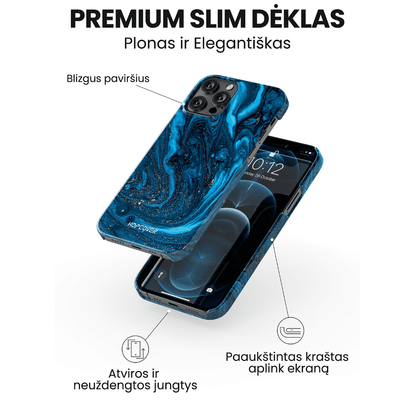 Telefono dėklas BLUE RIVIERA (Premium Slim) Telefonų dėklai Hopcover   