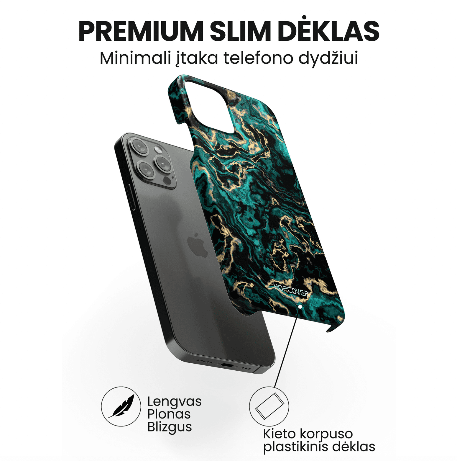 Telefono dėklas EMERALD DREAM (Premium Slim) Telefonų dėklai Hopcover   