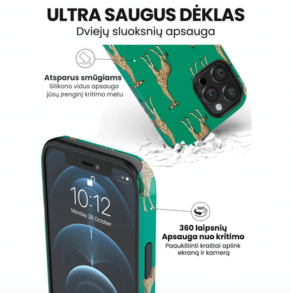 Telefono dėklas GIRAFE (Ultra Safe) Telefonų dėklai Hopcover   