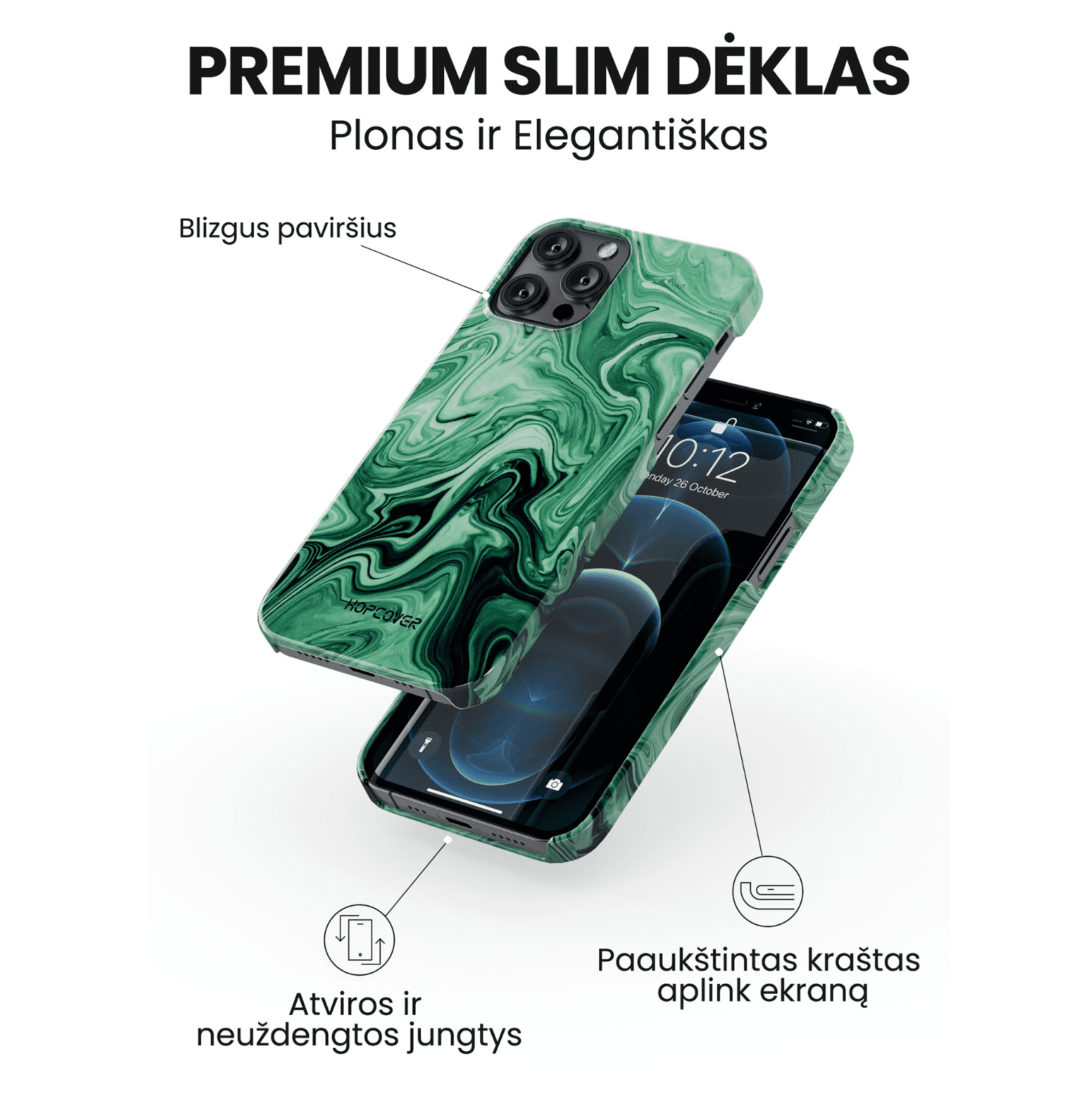 Telefono dėklas GREEN AGE (Premium Slim) Telefonų dėklai Hopcover   