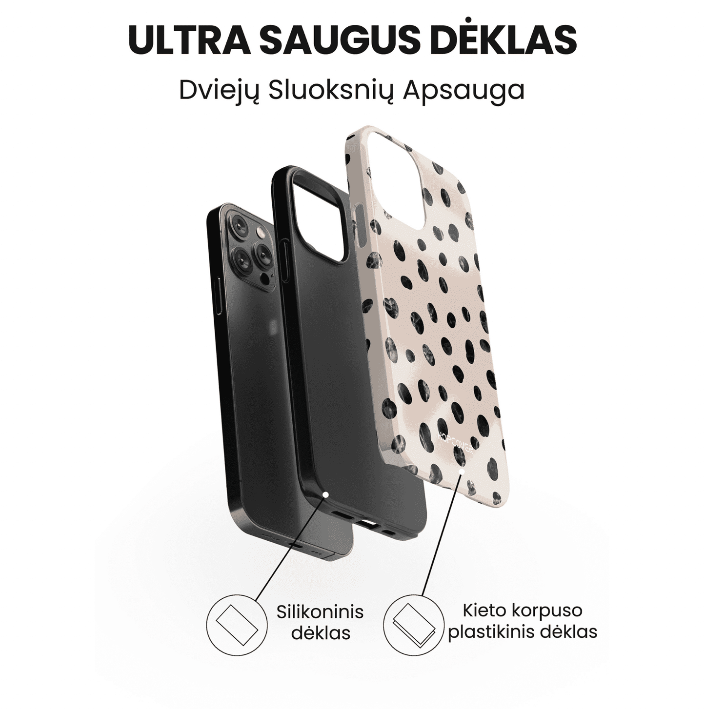 Telefono dėklas KITTY (Ultra Safe) Telefonų dėklai Hopcover   