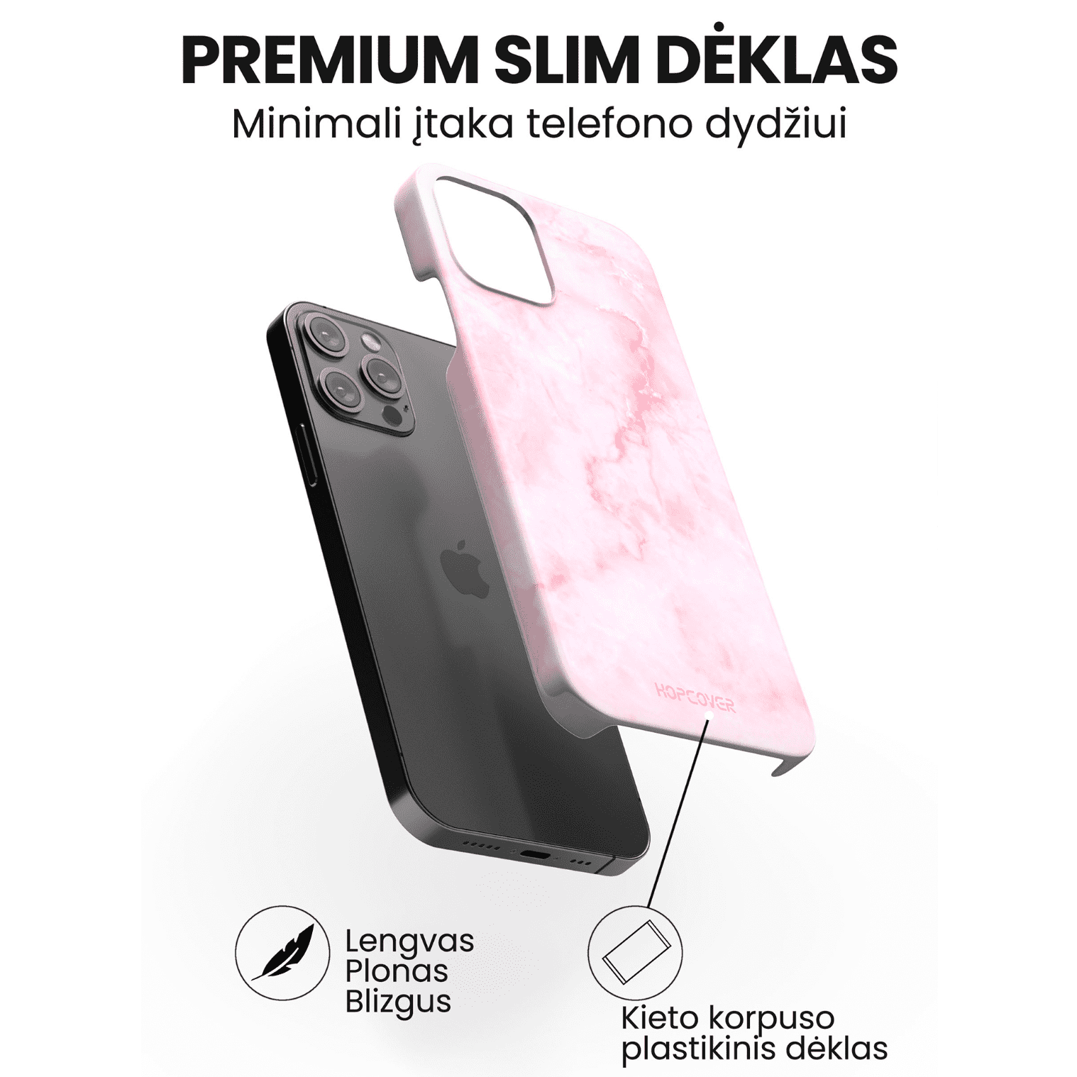 Telefono dėklas MALIBU (Premium Slim) Telefonų dėklai Hopcover   