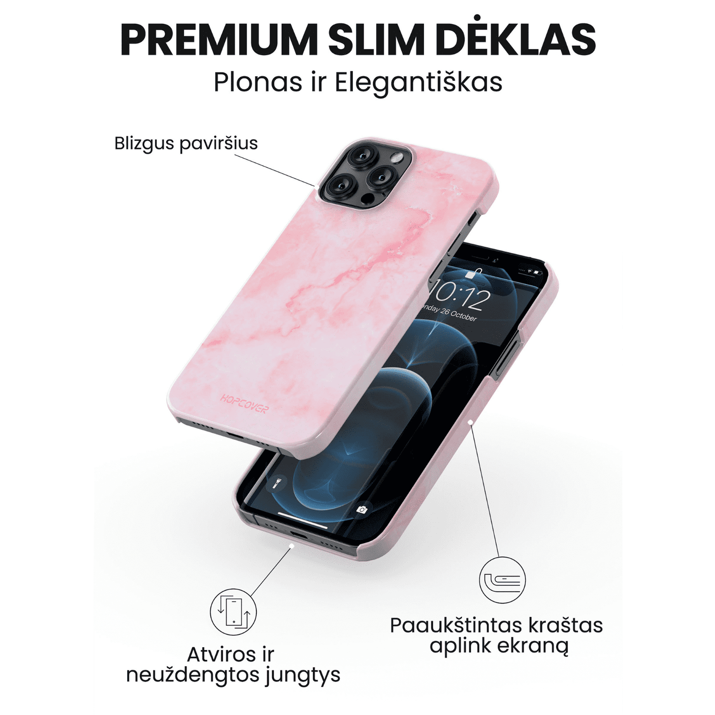 Telefono dėklas MALIBU (Premium Slim) Telefonų dėklai Hopcover   