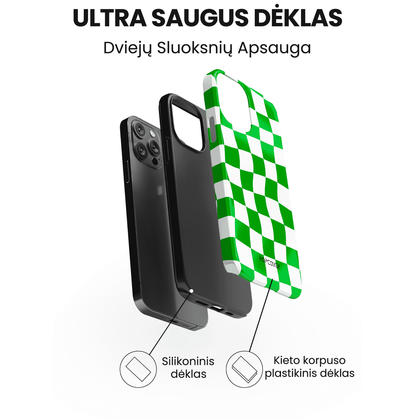 Telefono dėklas MYSTERY (Ultra Safe) Telefonų dėklai Hopcover   