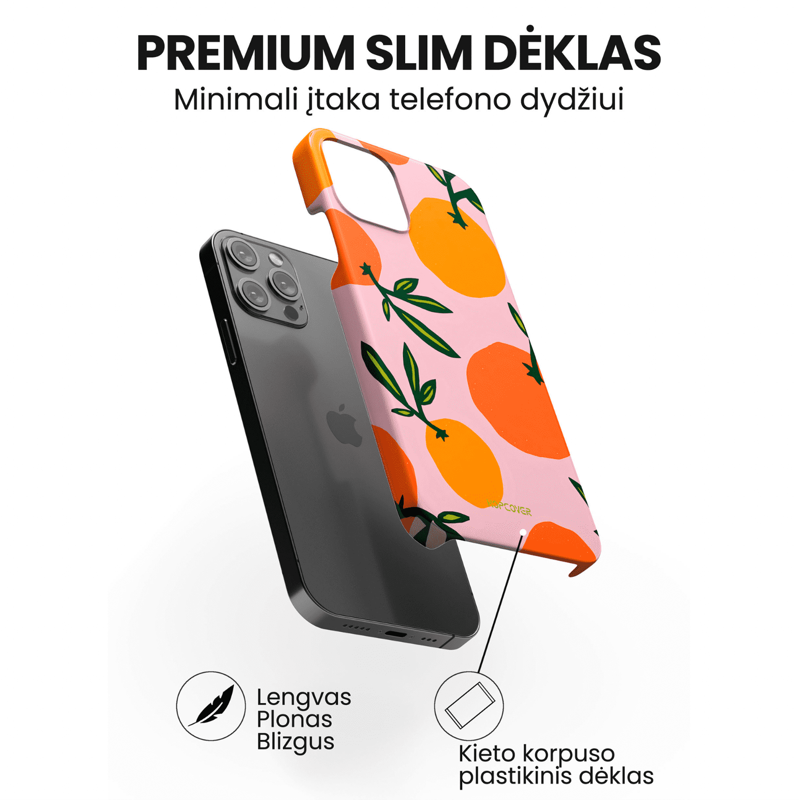 Telefono dėklas COCKTAIL (Premium Slim) Telefonų dėklai Hopcover   