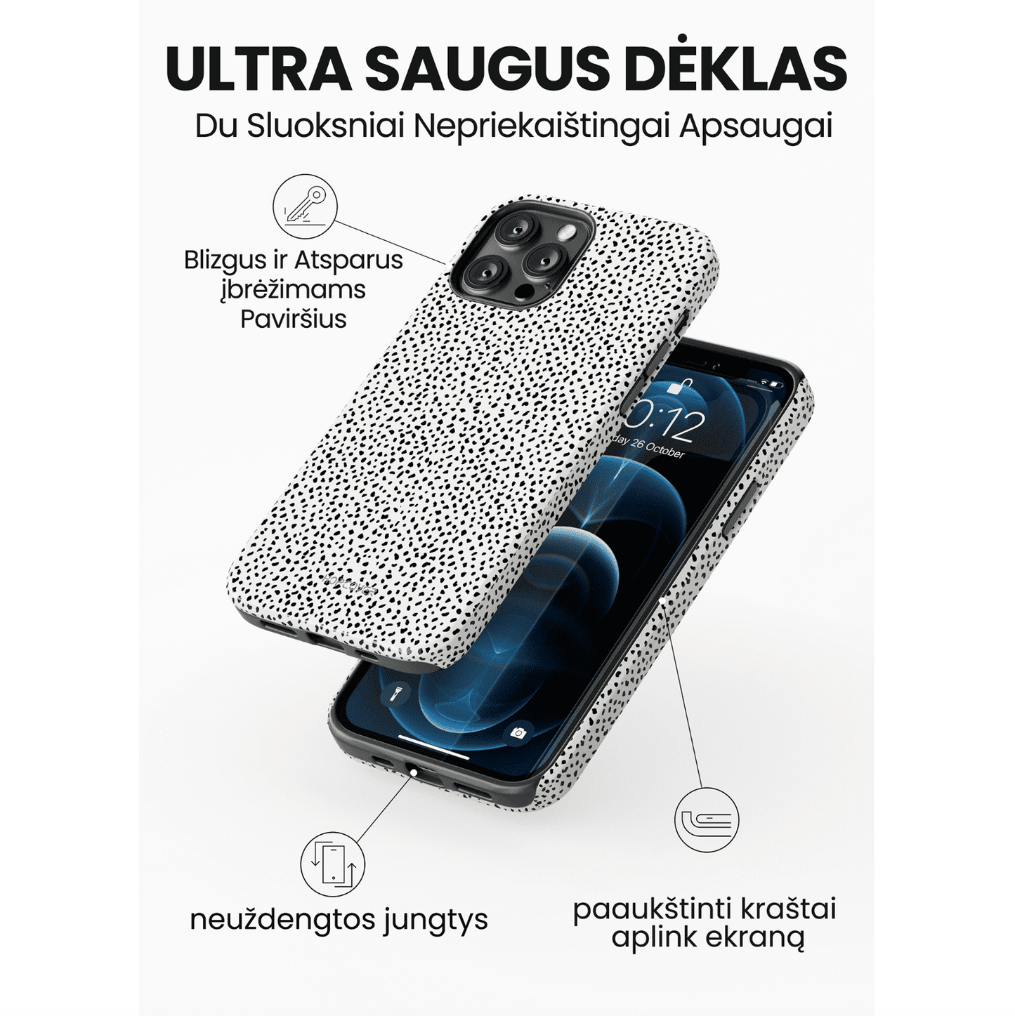 Telefono dėklas FELINE (Ultra Safe) Telefonų dėklai Hopcover   