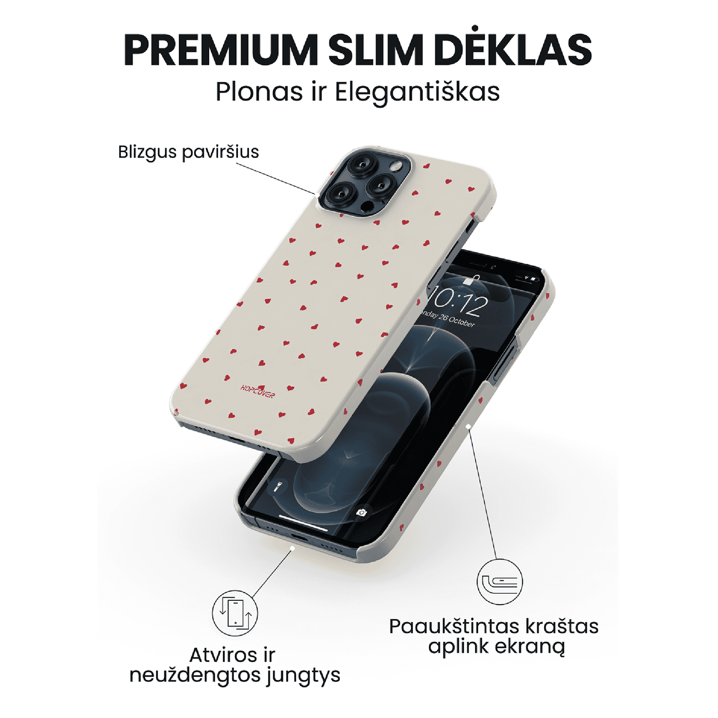 Telefono dėklas MARVELOUS (Premium Slim) Telefonų dėklai Hopcover   