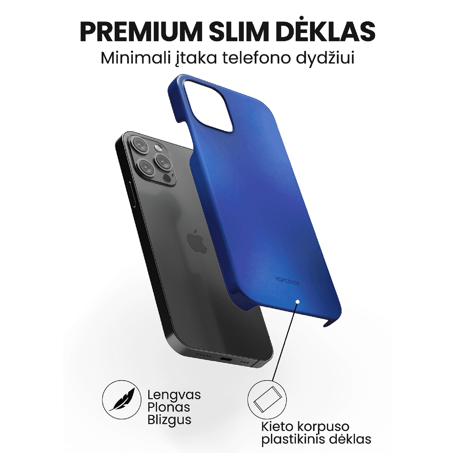 Telefono dėklas SOLACE (Premium Slim) Telefonų dėklai Hopcover   