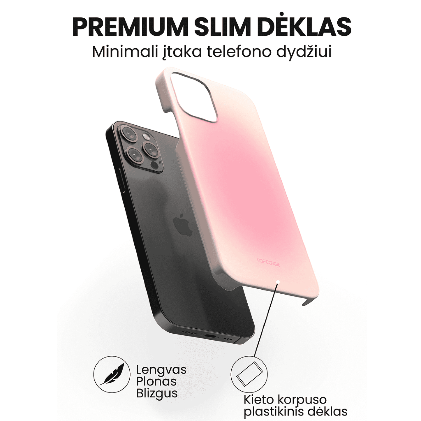 Telefono dėklas TRANQUIL (Premium Slim) Telefonų dėklai Hopcover   