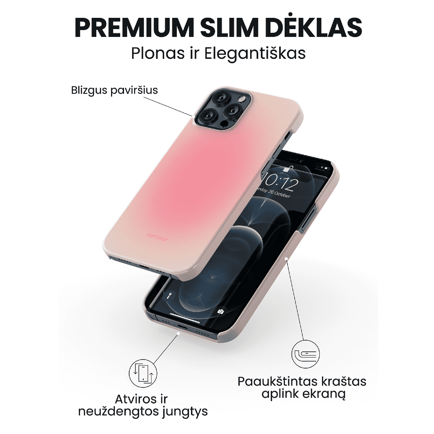 Telefono dėklas TRANQUIL (Premium Slim) Telefonų dėklai Hopcover   