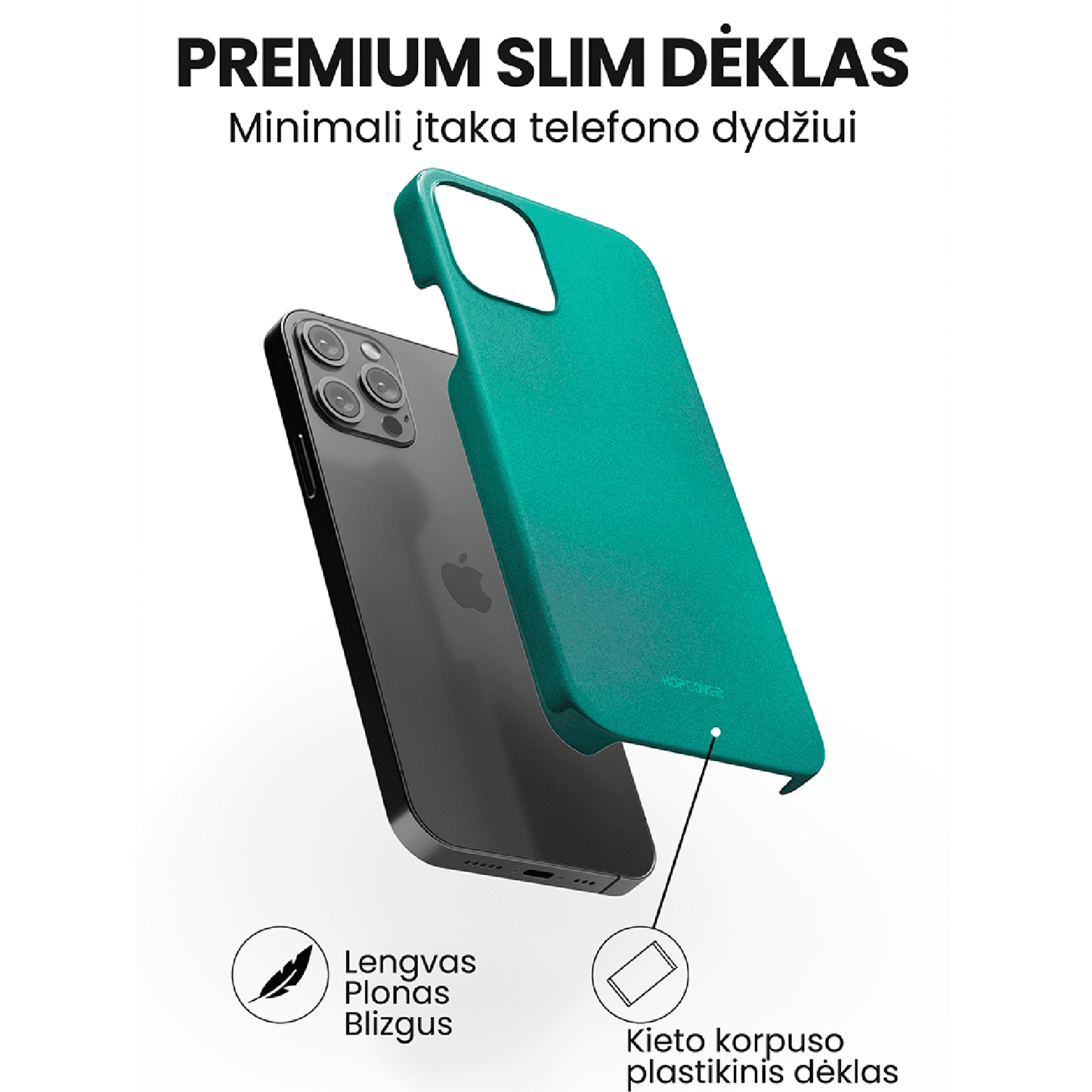 Telefono dėklas JEWEL (Premium Slim) Telefonų dėklai Hopcover   