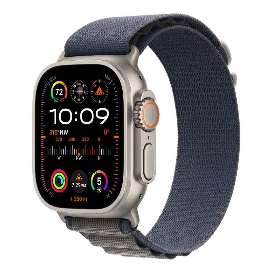 Apple Watch Ultra 2 GPS + Cell 49mm Titanium (Ekspozicinė prekė) Išmanieji laikrodžiai Apple Ocean Blue  
