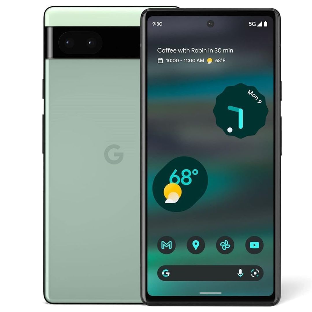 Google Pixel 6A 128GB (Naudota prekė) Mobilieji telefonai Google Sage Green  