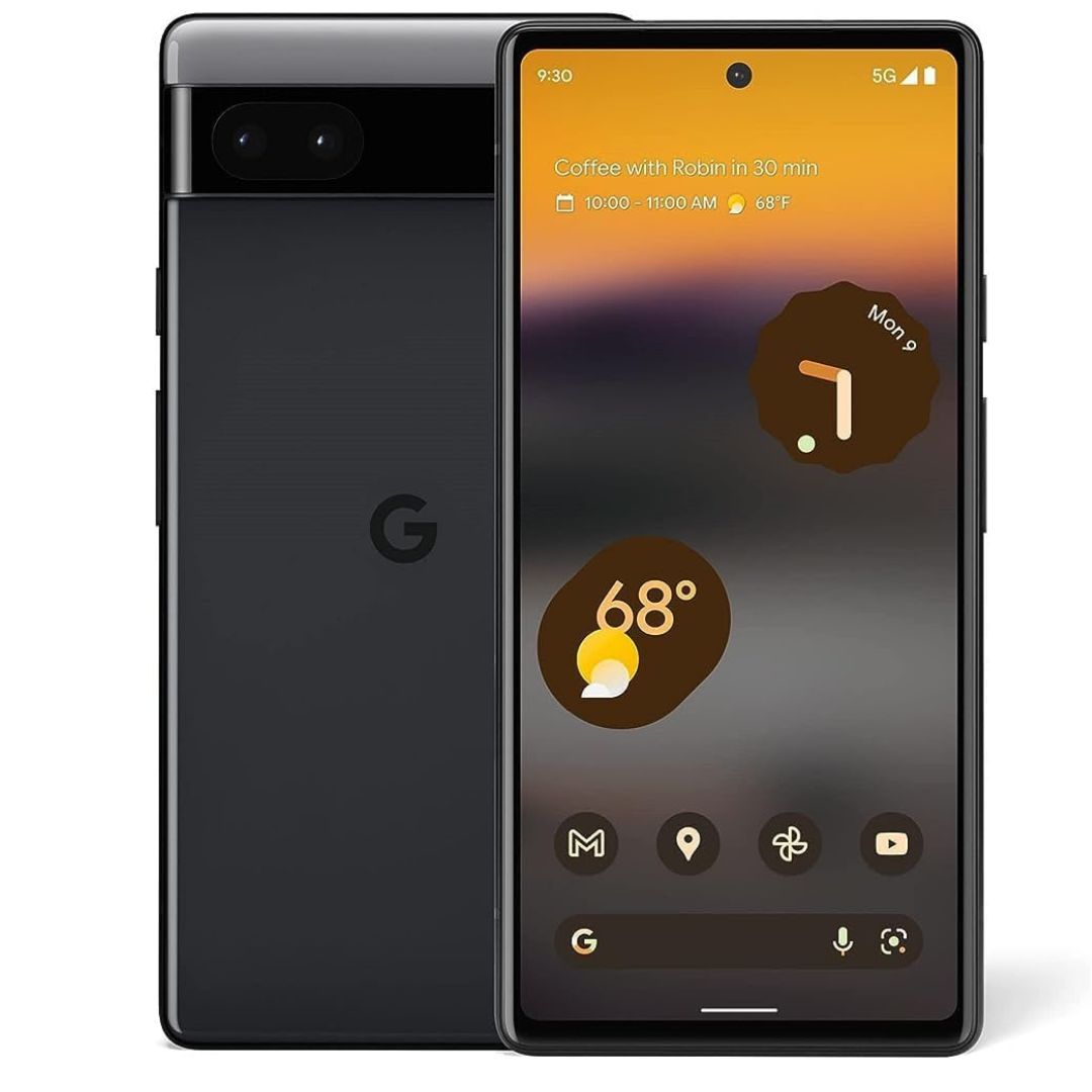 Google Pixel 6A 128GB (Naudota prekė) Mobilieji telefonai Google Charcoal  