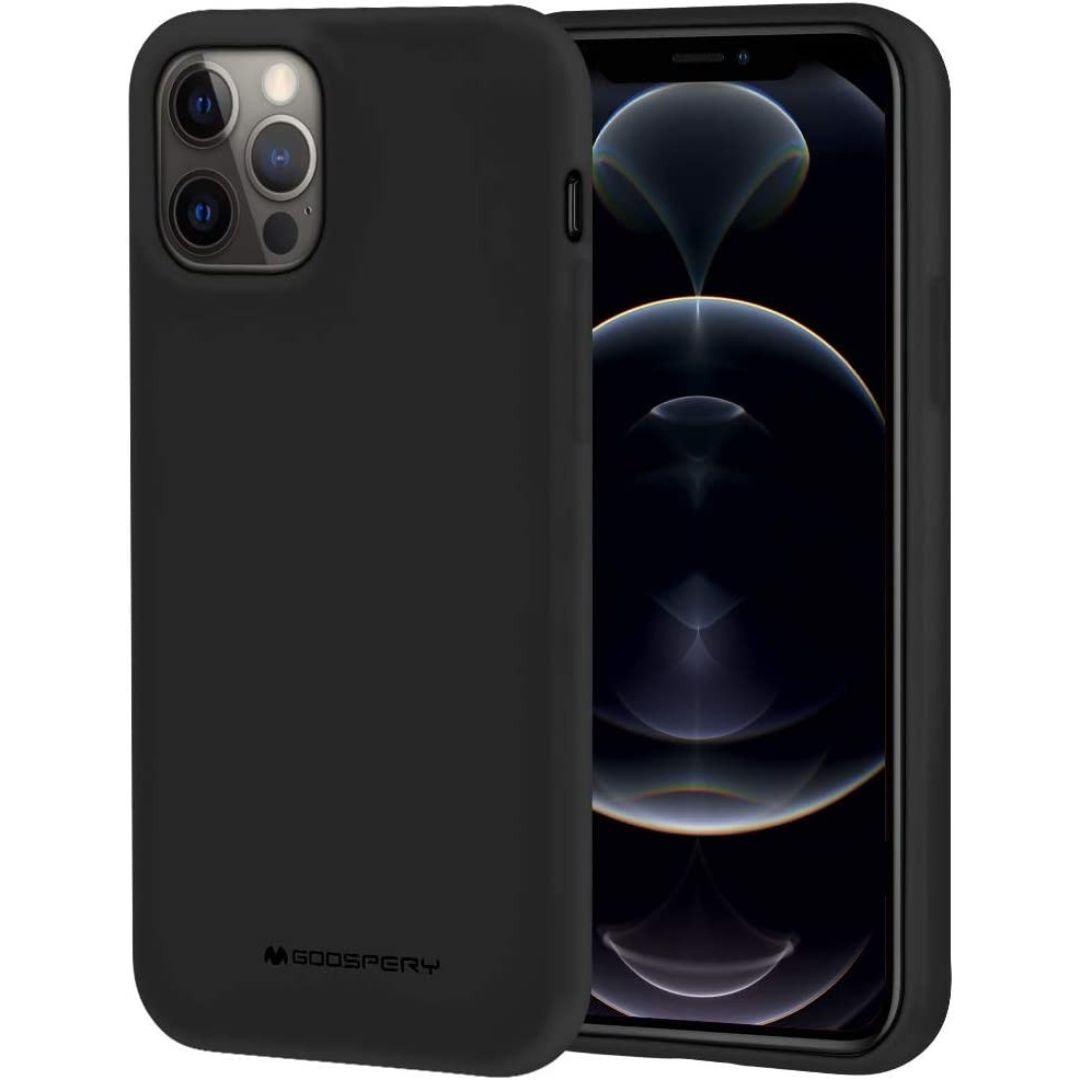 Dėklas Mercury Soft Jelly Case Apple iPhone 15 Pro Max juodas Telefonų dėklai -   