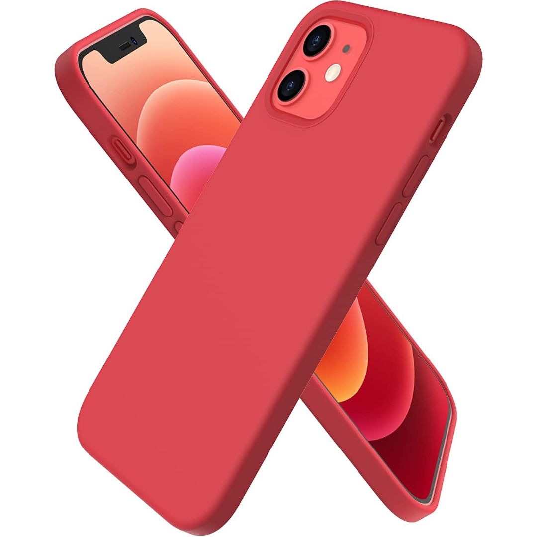 Dėklas Liquid Silicone 1.5mm Xiaomi Redmi Note 12/Note 12 4G raudonas