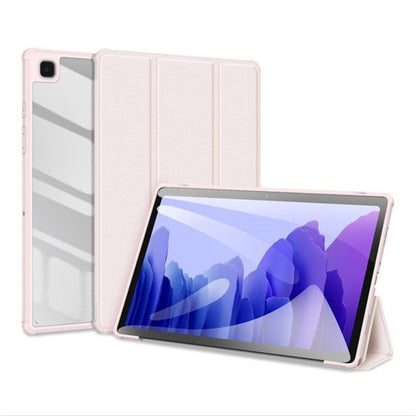 Dėklas Dux Ducis Toby Samsung X800/X806 Tab S8 Plus/T730/T736B Tab S7 FE 2021/T970/T976B TAB S7 Plus 12.4 rožinis Planšetinių kompiuterių dėklai -   