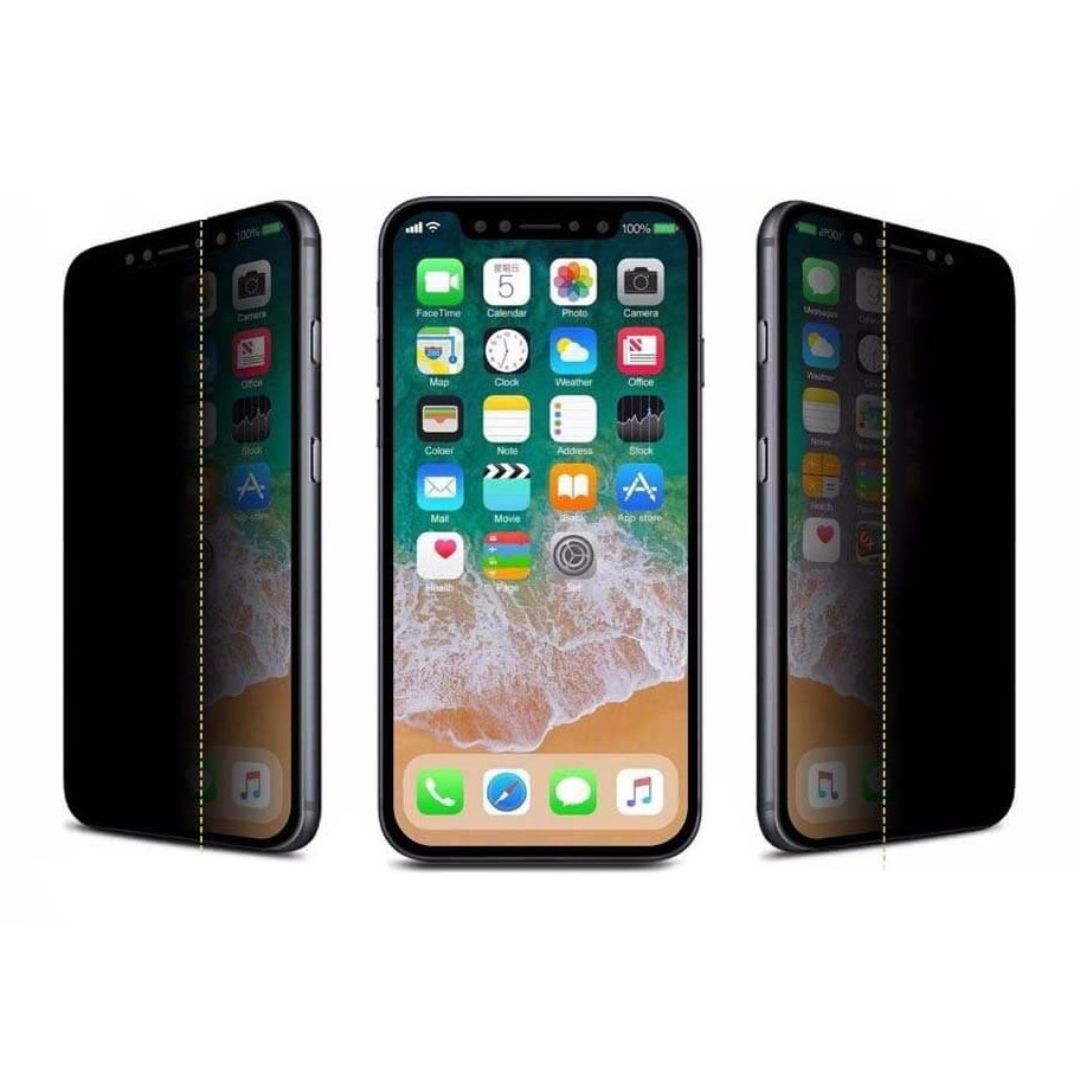 LCD apsauginis stikliukas Full Privacy Apple iPhone 12/12 Pro juodas Ekranų apsaugos -   