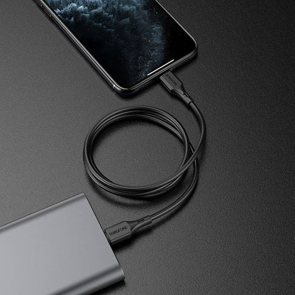 USB kabelis Borofone BX49 PD Type-C į Lightning 1.0m juodas