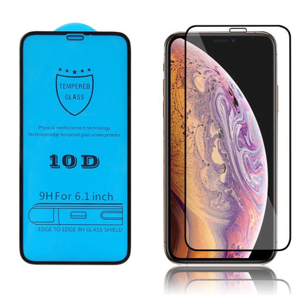 LCD apsauginis stikliukas 10D Full Glue Huawei P30 Lite/Nova 4E lenktas juodas Ekrano apsaugos -   