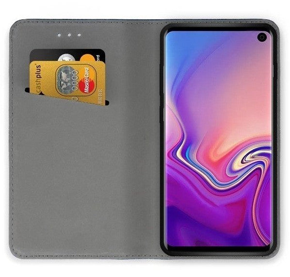 Dėklas Smart Magnet Xiaomi Redmi Note 9S/Note 9 Pro juodas  -   