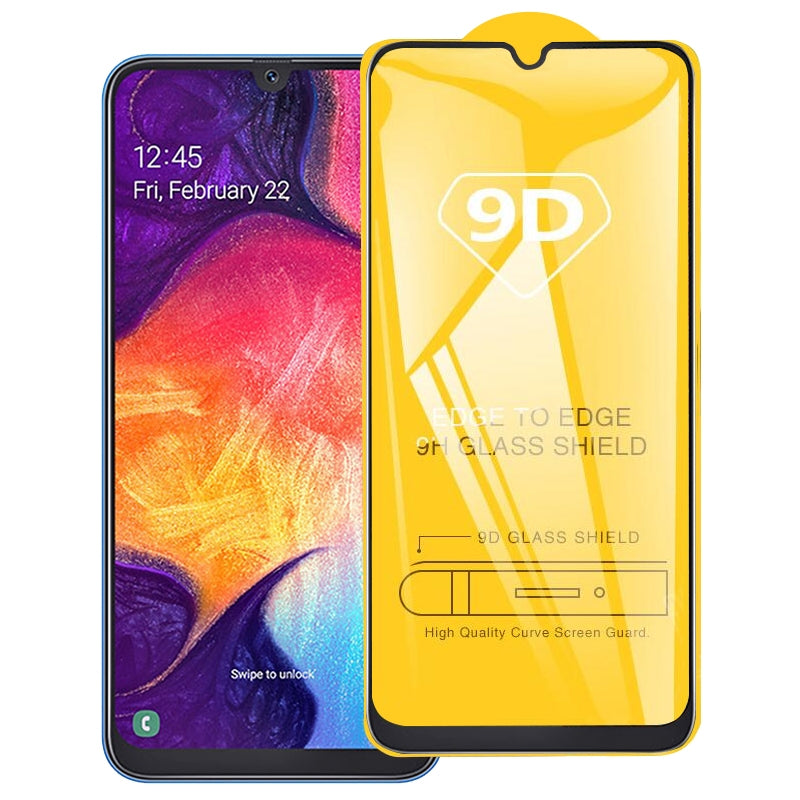 LCD apsauginis stikliukas 9D Full Glue Huawei Mate 20 Lite juodas Ekranų apsaugos -   