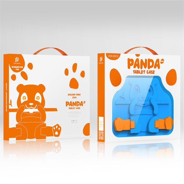 Dėklas Dux Ducis Panda Apple iPad 10.9 2022 geltonas Planšetinių kompiuterių dėklai -   