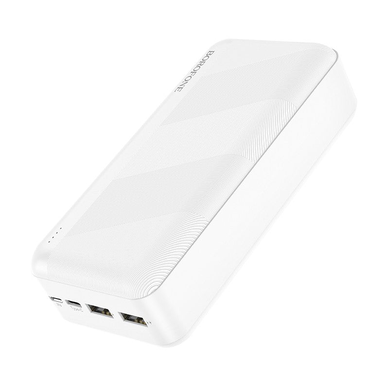 Išorinė baterija Power Bank Borofone BJ27B 2xUSB 30000mAh balta Išorinės baterijos -   