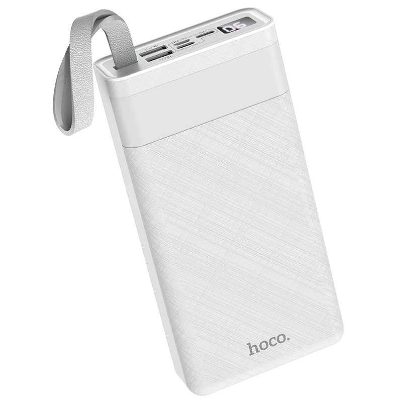 Išorinė baterija Power Bank Hoco J73 2A 30000mAh balta Išorinės baterijos -   