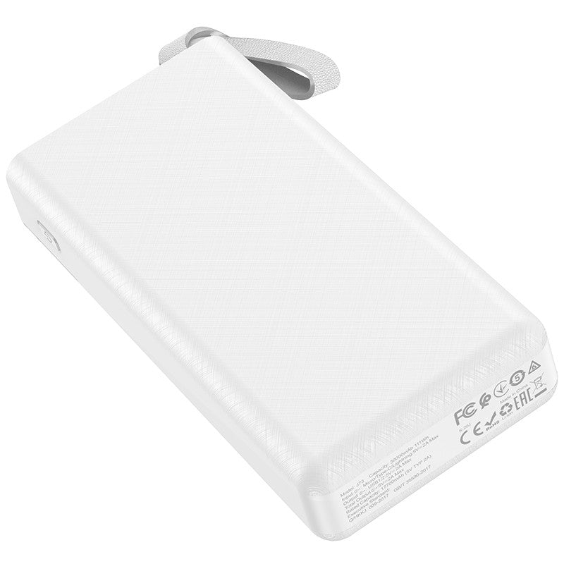 Išorinė baterija Power Bank Hoco J73 2A 30000mAh balta Išorinės baterijos -   