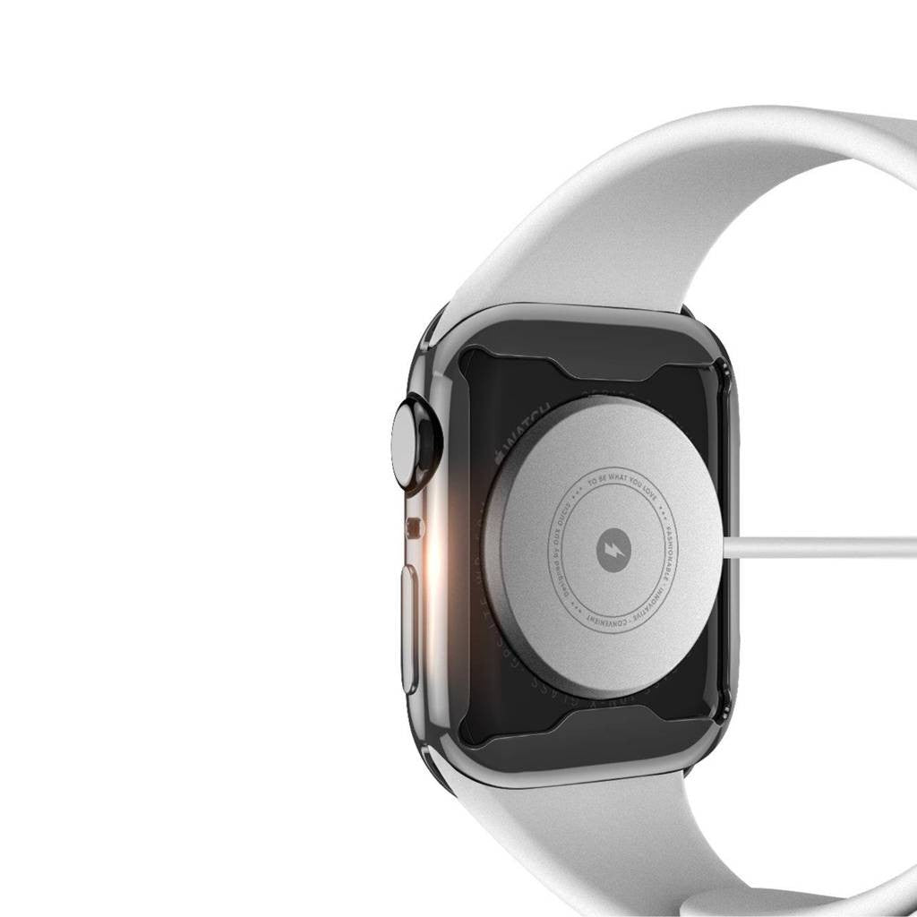 LCD apsauginis stikliukas/dėklas Dux Ducis Samo Apple Watch 41mm juodas Išmaniųjų laikrodžių apsaugos -   