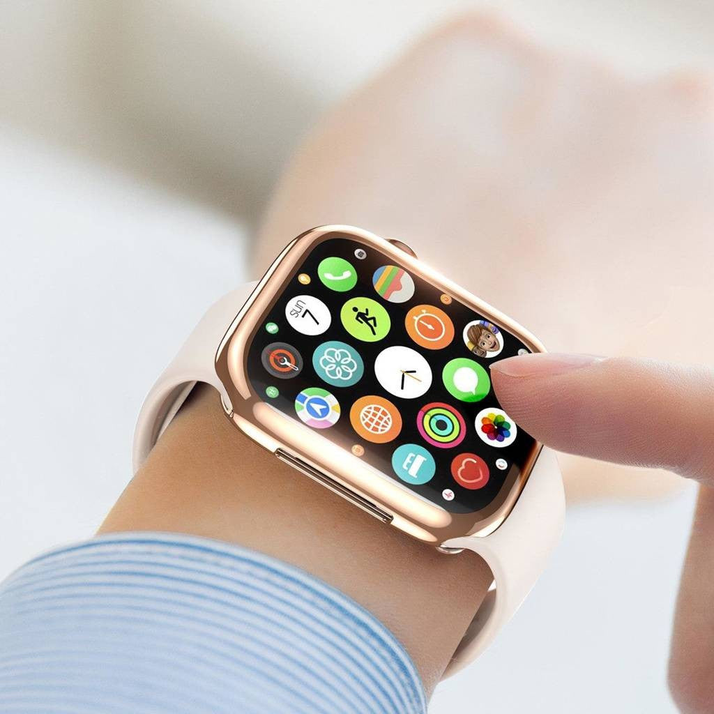 LCD apsauginis stikliukas/dėklas Dux Ducis Samo Apple Watch 40mm rožinis Išmaniųjų laikrodžių apsaugos -   