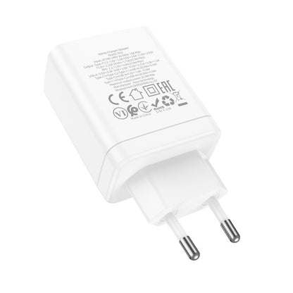 Įkroviklis Hoco N33 1xUSB-A/2xType-C 35W baltas