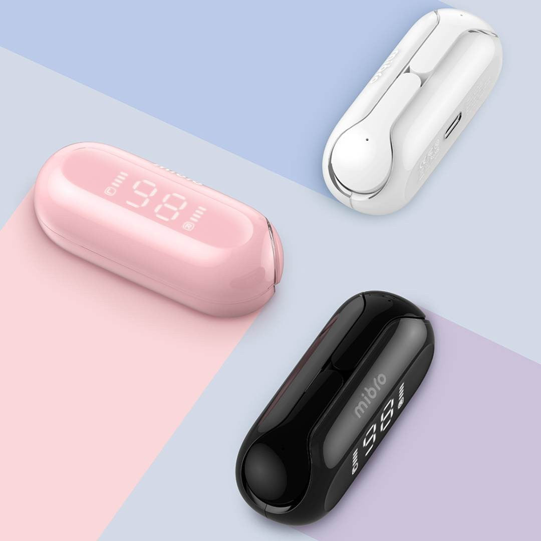 Belaidės ausinės Xiaomi Mibro Earbuds 3 baltos Belaidės ausinės -   