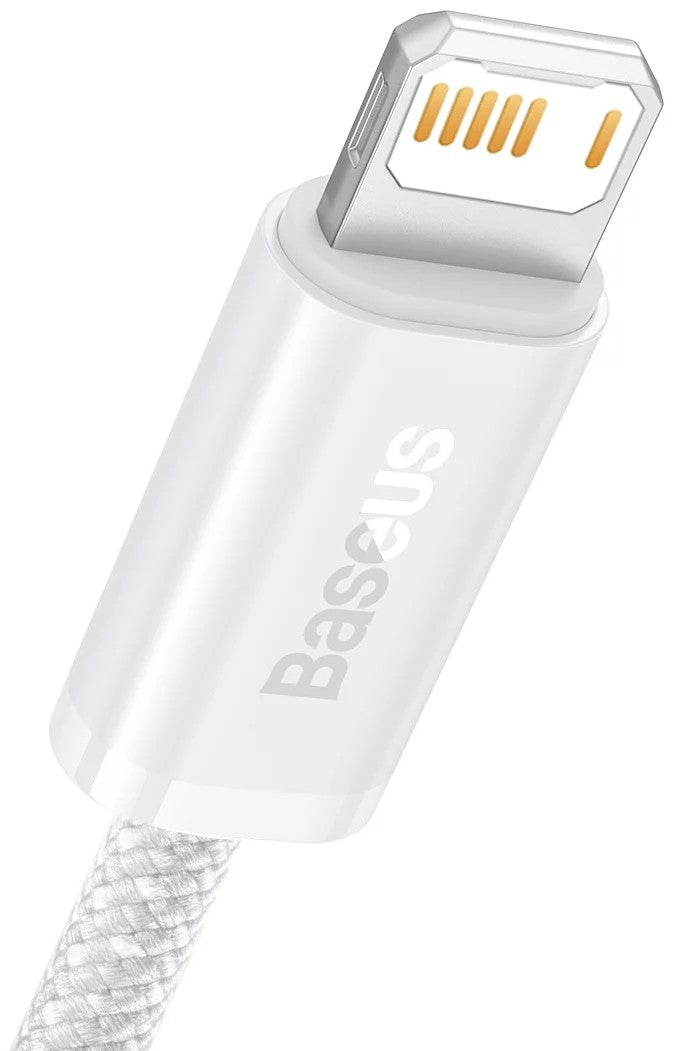 USB kabelis Baseus Dynamic USB-A to Lightning 2.4A 1.0m baltas CALD000402