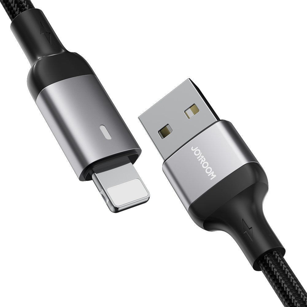 USB kabelis Joyroom S-UL012A10 USB to Lightning 2.4A 2.0m juodas