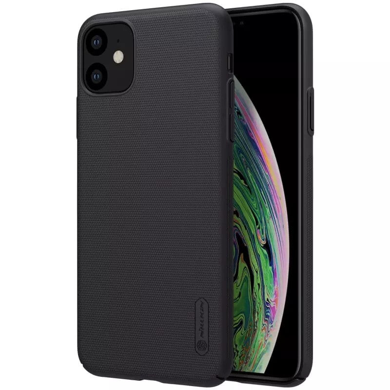 Dėklas Nillkin Super Frosted Shield Apple iPhone 11 juodas Telefonų dėklai -   