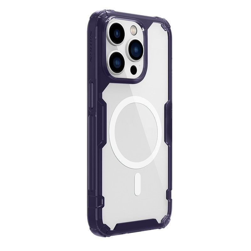 Dėklas Nillkin Nature TPU Pro Magnetic Apple iPhone 14 Pro Max violetinis Telefonų dėklai -   