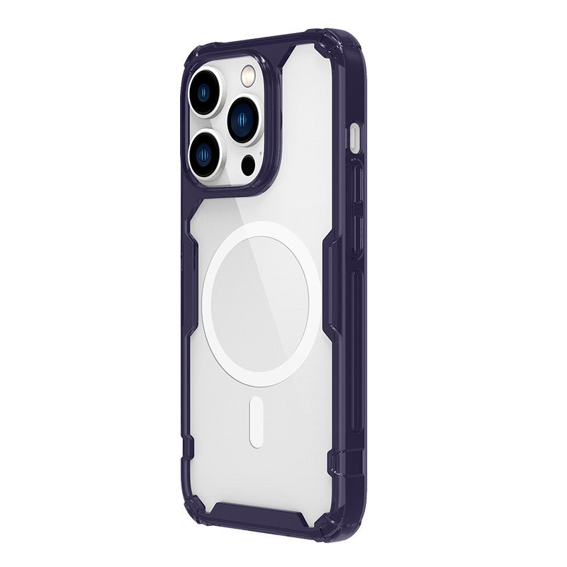 Dėklas Nillkin Nature TPU Pro Magnetic Apple iPhone 14 Pro Max violetinis Telefonų dėklai -   