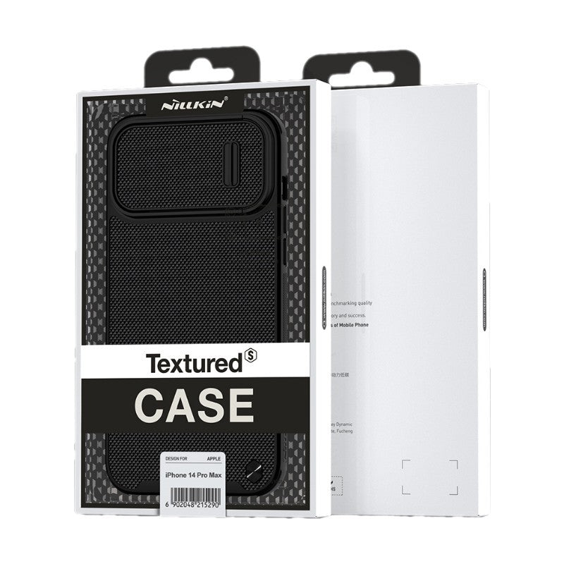 Dėklas Nillkin Textured Case S Apple iPhone 14 Plus juodas Telefonų dėklai -   