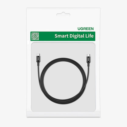 USB kabelis Ugreen US300 USB-C to USB-C 5A 100W 2.0m baltas