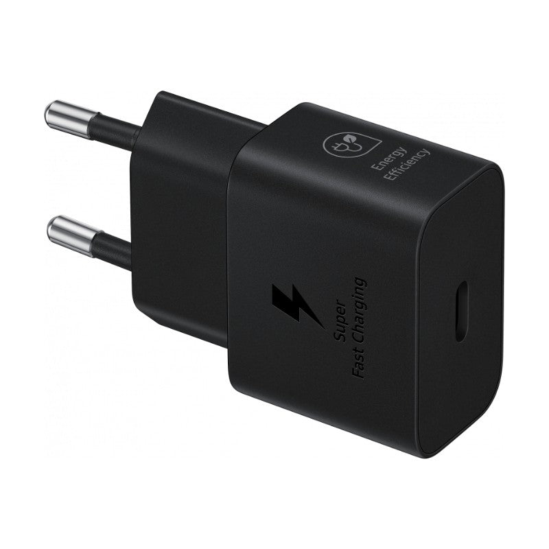 Įkroviklis Samsung EP-T2510XBEGEU 25W + USB-C kabelis juodas