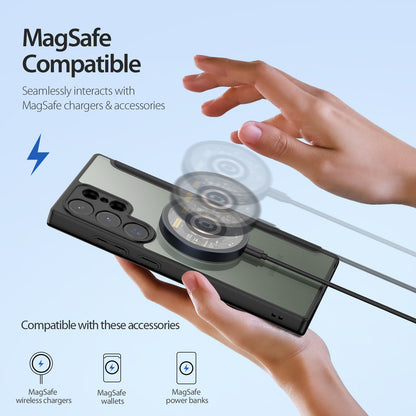 Dėklas Dux Ducis Skin X Pro Samsung S928 S24 Ultra mėlynas